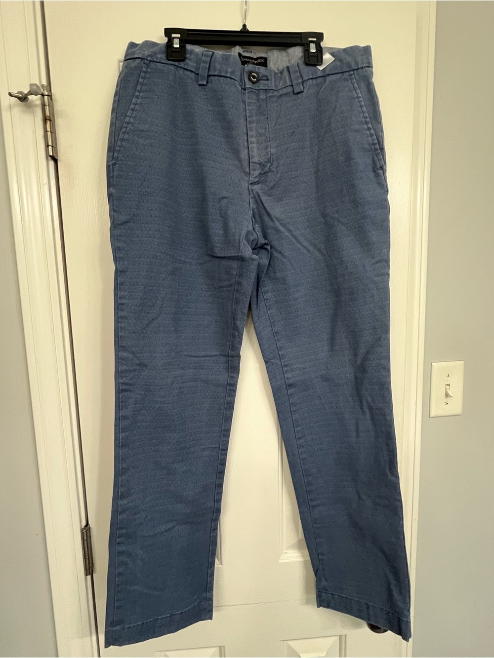 Banana Republic Men's Slate Blue Chino Pants